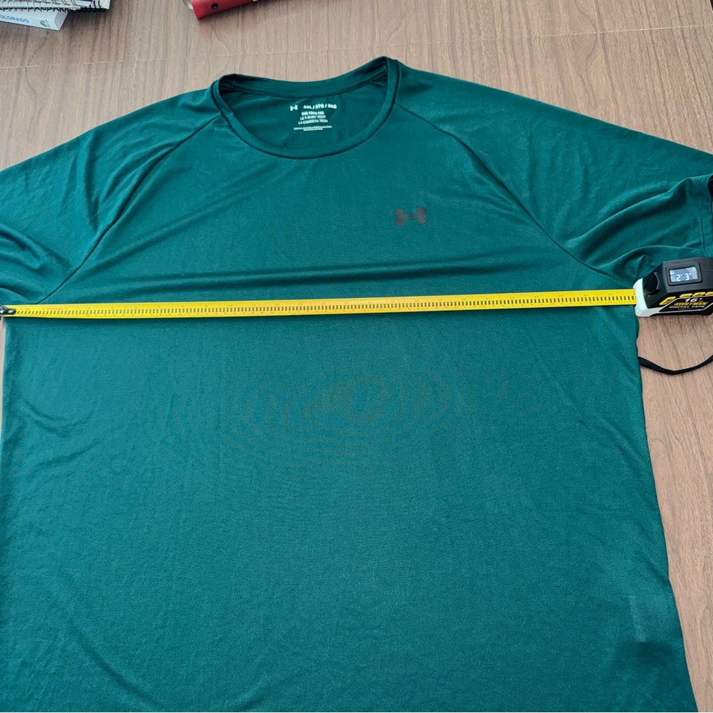 Under Armour The Tech Tee Men's 3XL Green Short Sleeve Loose Fit Shirt Quick-Dry - Picture 8 of 9